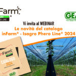 Poster for the Webinar dedicated to the news of the inFarm® – Isagro Phero Line® 2024 catalog.